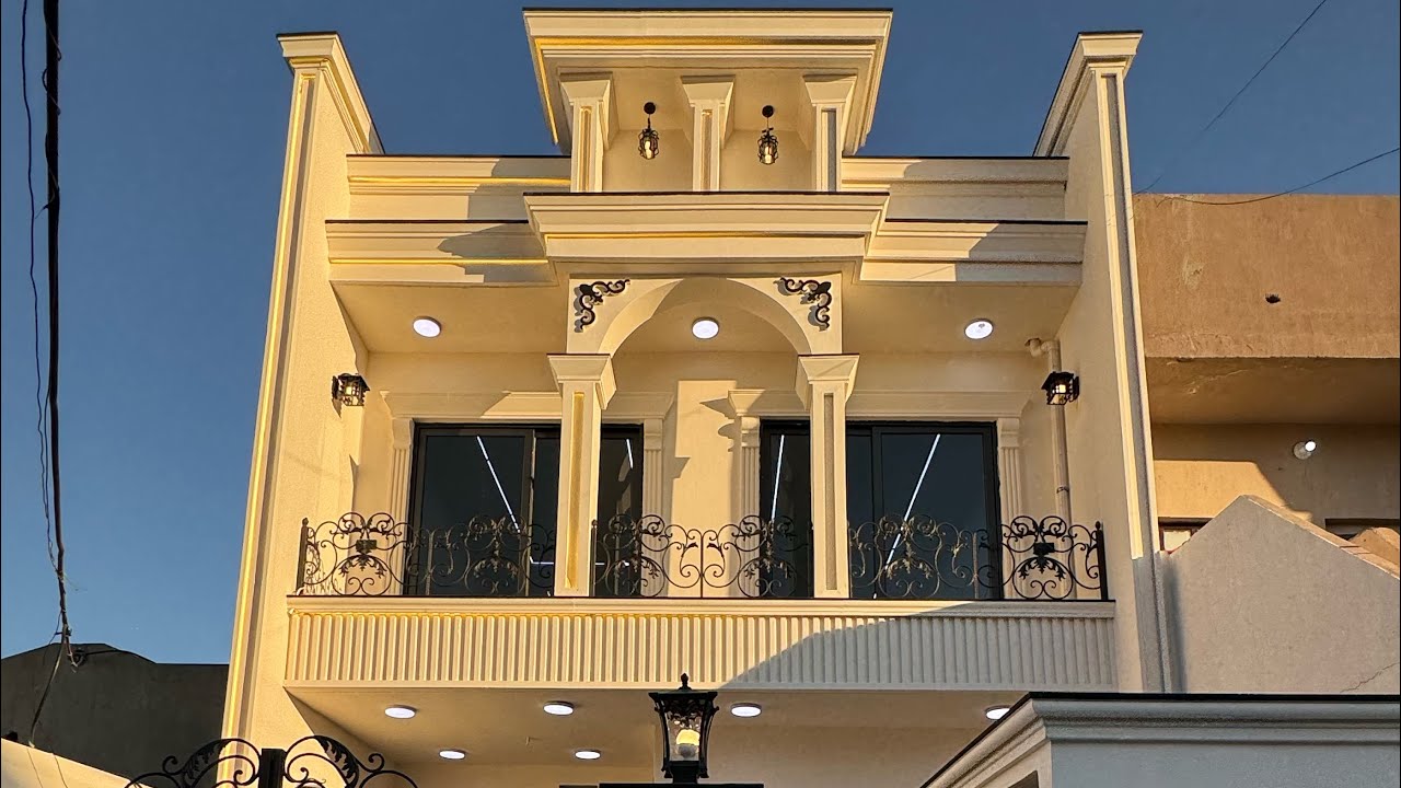 دار للبيع مساحة ١٣٠م طابقين بناء حديث طابو ملك صرف دو07741383996