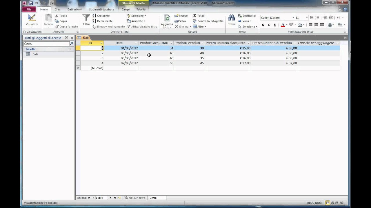 Formule nelle Query Access: Calcoli e Totali (Tutorial 2026) - Lezione 2