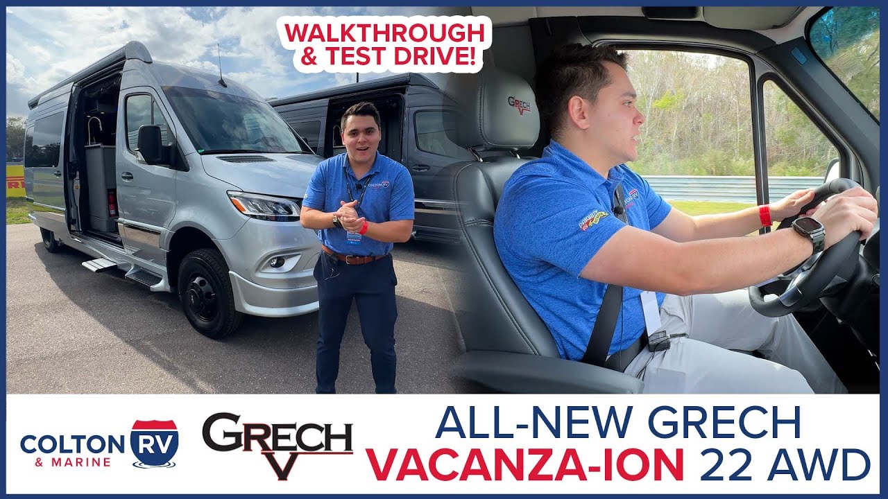 Совершенно новый автодом Grech RV Vacanza-ion 22 AWD: обзор и тест-драйв.