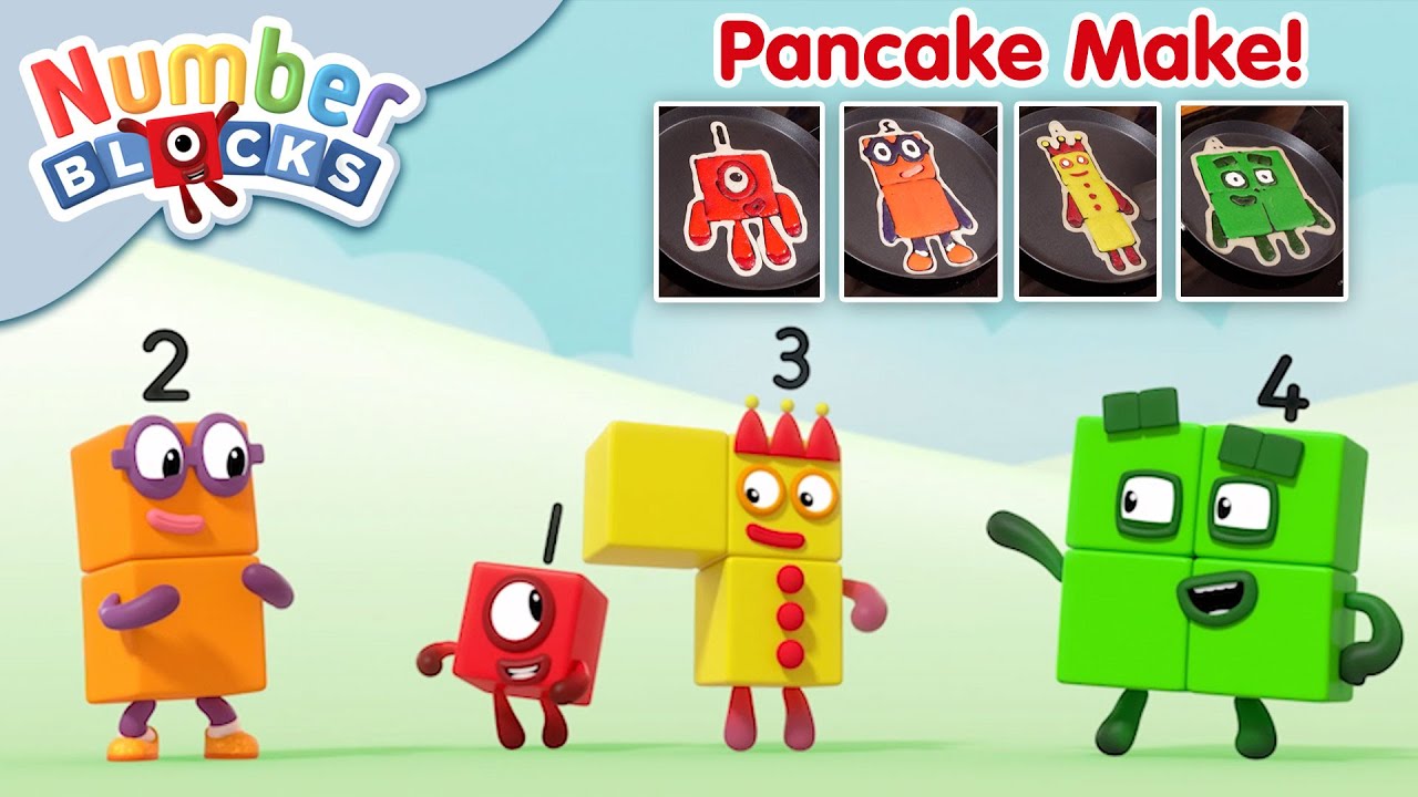 @Numberblocks - Celebrating Pancake Day! | Number Four