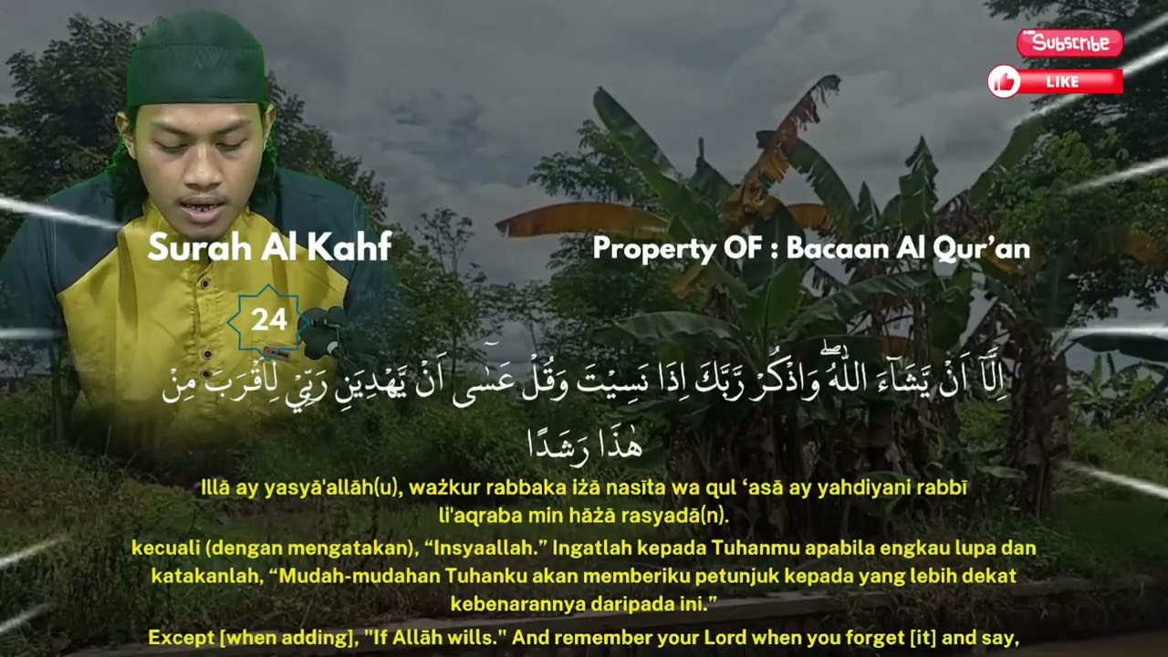 Bacaan Surah Al Kahfi Paling Menenangkan 😭 Penyejuk Hati Gelisah dan Obat Stress Pikiran