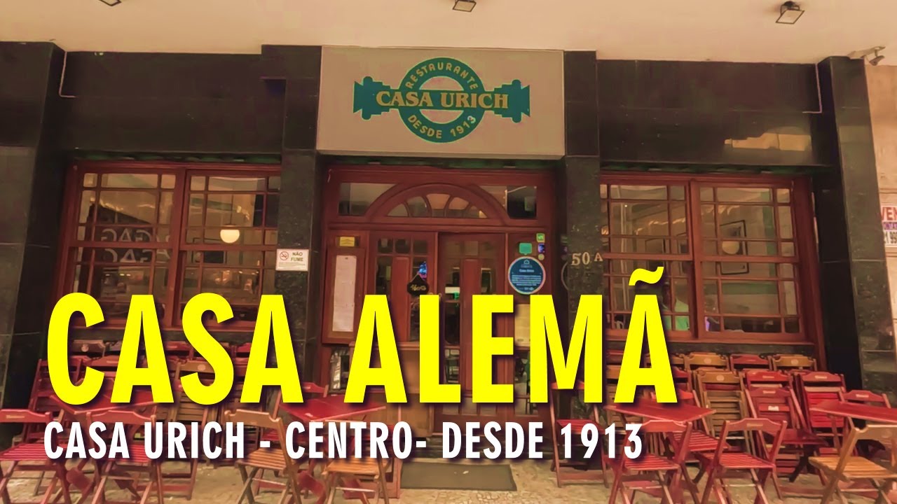 Restaurante Tradicional desde 1913 - Casa Urich gastronomia alemã no centro do Rio de Janeiro