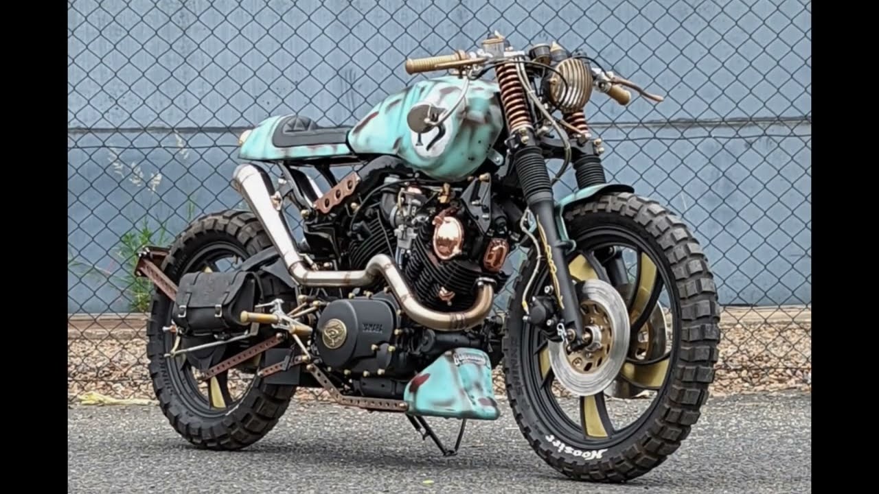 Yamaha XV1000 Virago Rat Rod by Black Cycles Australia