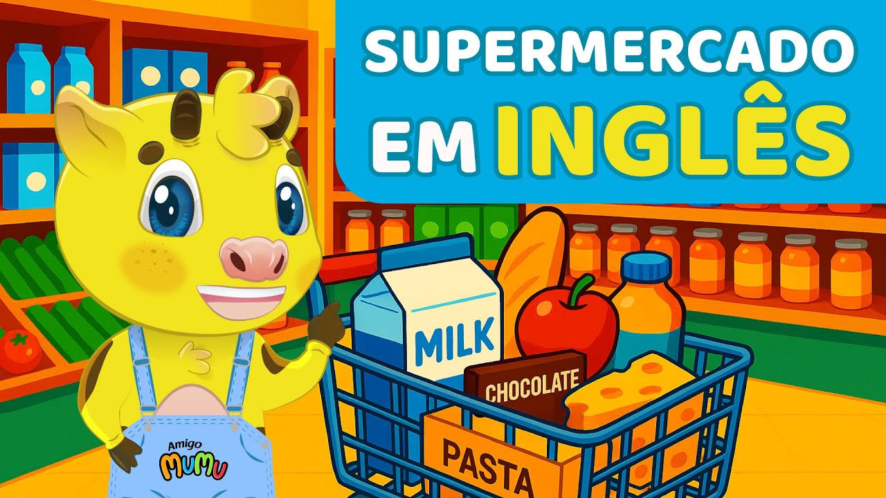 INGLÊS INFANTIL | COMIDAS EM INGLÊS | APRENDER INGLÊS AMIGO MUMU