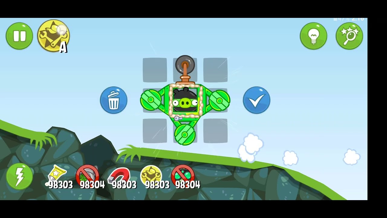 Bad piggies silly green showcase 