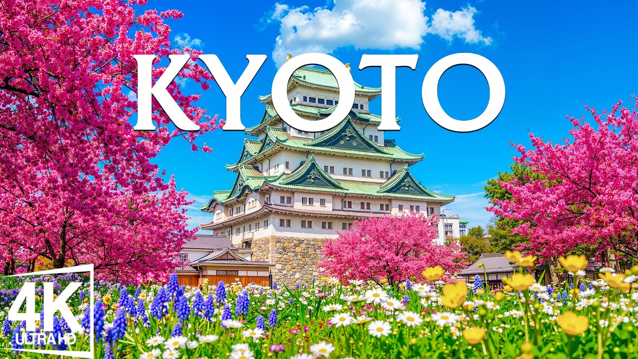 Spring Kyoto in 4K - March 2026 🌸 Sakura Paths, Temple Bell Sounds & Quiet Mountain Views