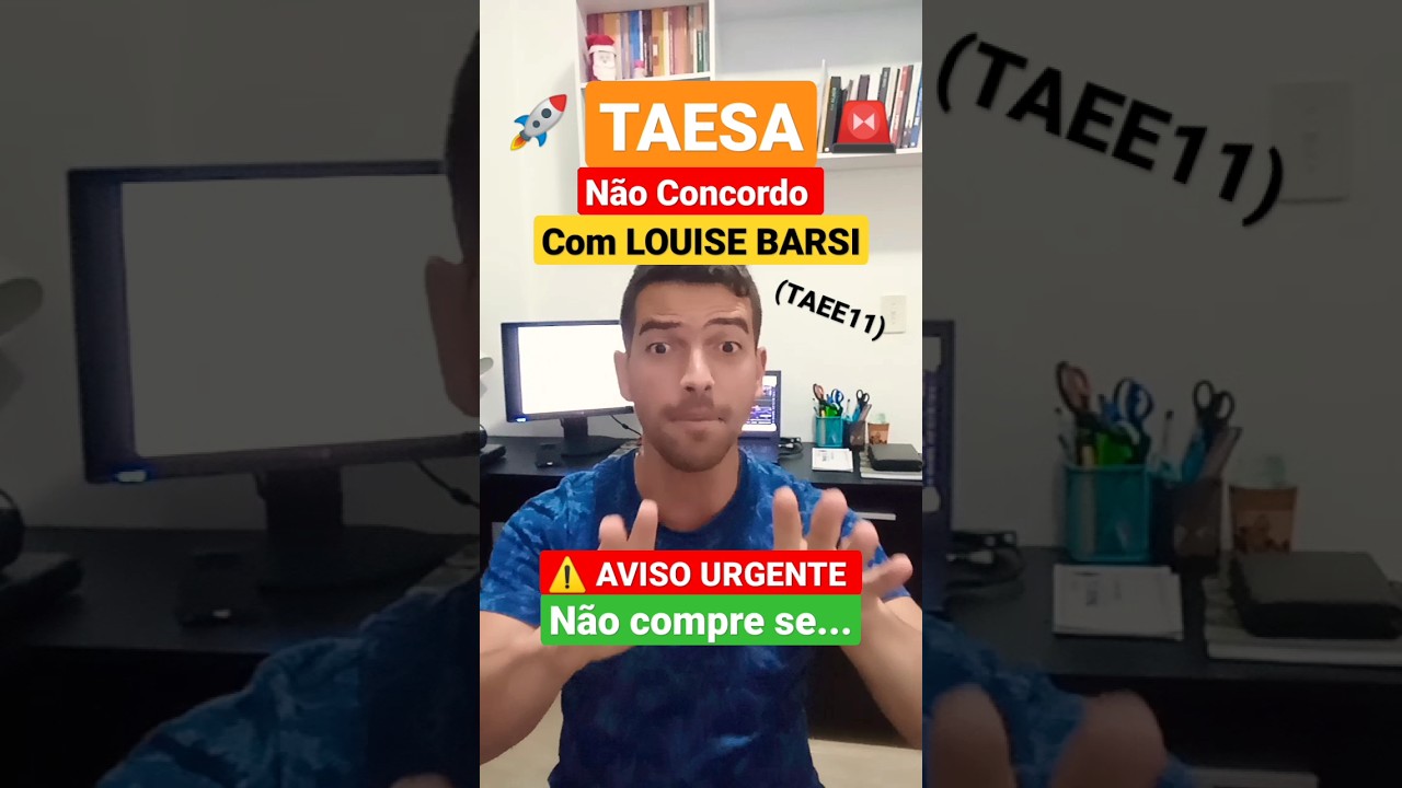 ⚡TAESA (TAEE11) PODE SER CILADA! N&Atilde;O CONCORDO COM LOUISE BARSI PORQUE...| N&Atilde;O COMPRE SE... #taee11