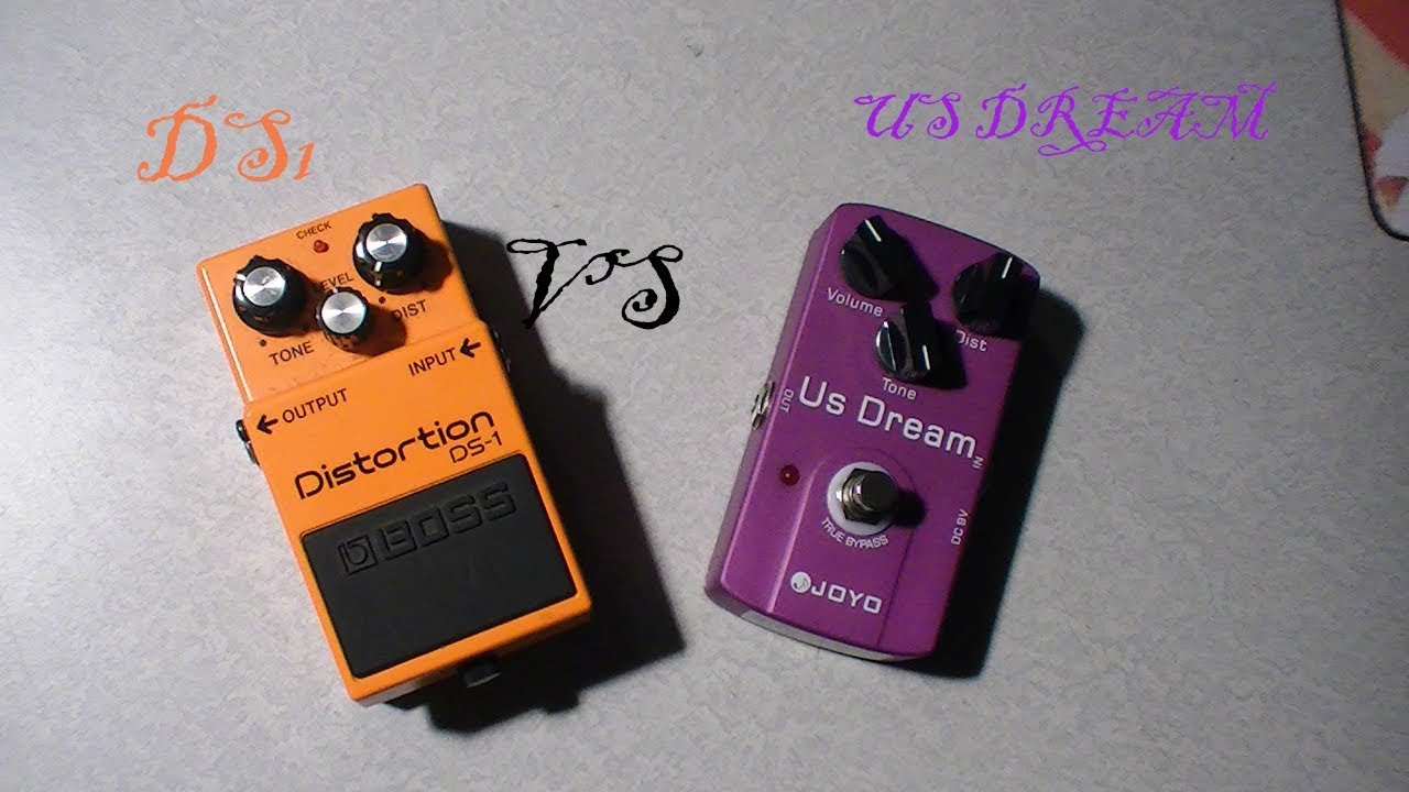 Joyo US DREAM VS BOSS DS1-SHOOTOUT