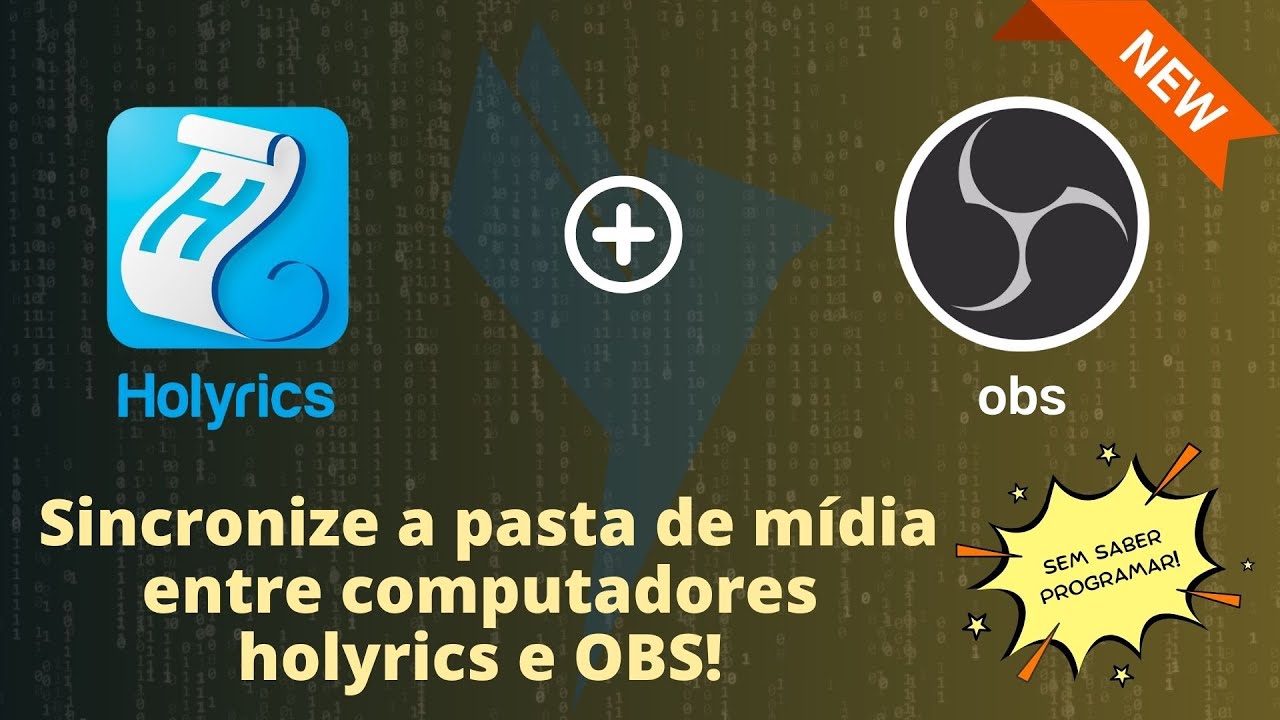 Como sincronizar a pasta de Mídia entre Holyrics e OBS em computadores diferentes