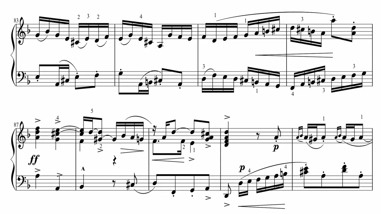 J. S. Bach Concerto Italiano Allegro