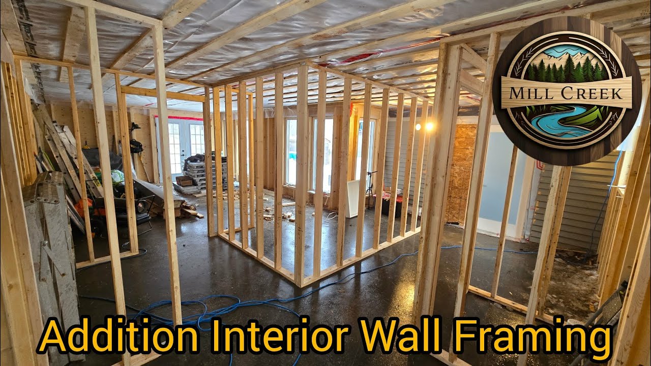Addition Interior Wall Framing