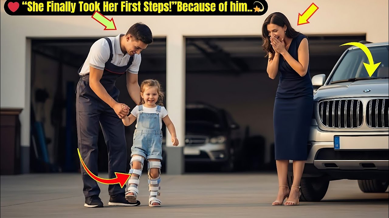 She Couldn’t Walk… Until a Kind Mechanic Changed Everything ❤️ | A True Story of Hope