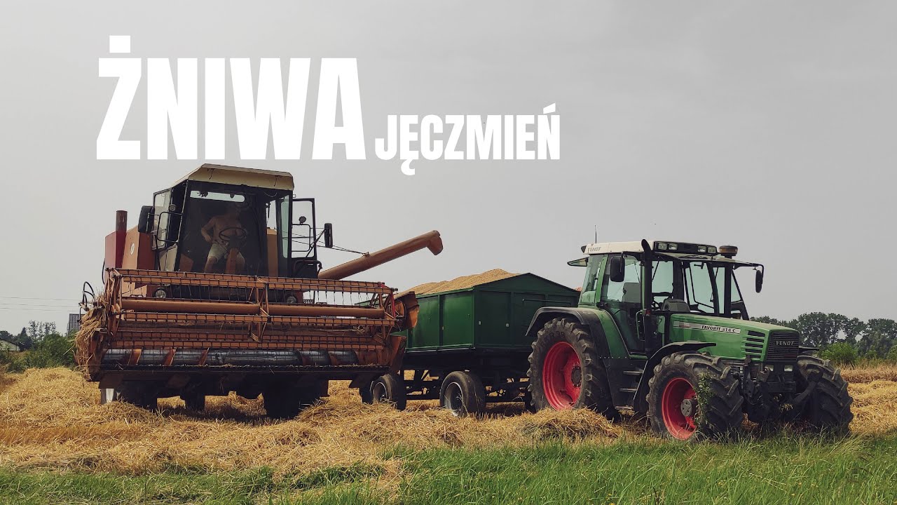 Żniwa 2021 jęczmień zimowy |Bizon Z056|Fendt 514c|Autosan D55|Fendt 310 lsa|Autosan D47*Podkarpacie*