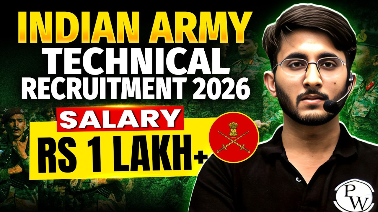 Indian Army Technical Recruitment 2026 | Vacancy, Eligibility & Salary | Complete Details