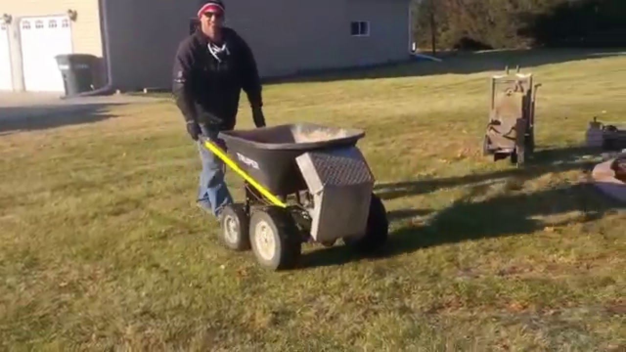 Power Wheelbarrow by Valley Industries makes short work of removing concrete.