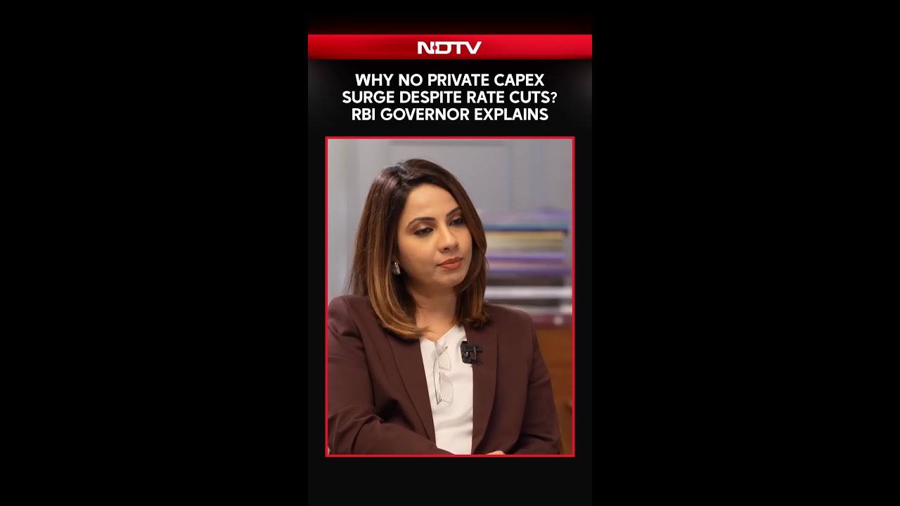 Why No Private Capex Surge Despite Rate Cuts? RBI Governor Sanjay Malhotra Explains