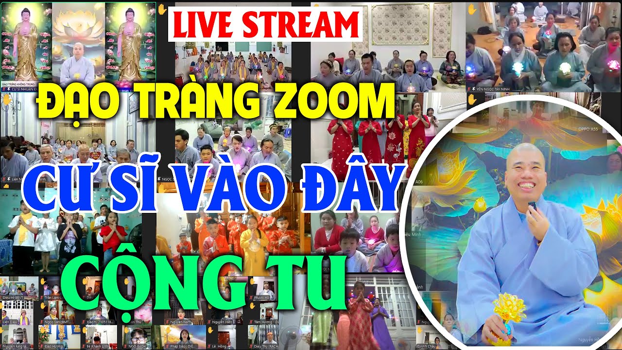 🎥🔴Trực Tiếp : CỘNG TU NIỆM PHẬT, LỄ PHẬT 9H00P-10H00P - CÙNG CƯ SĨ NHUẬN ĐỨC