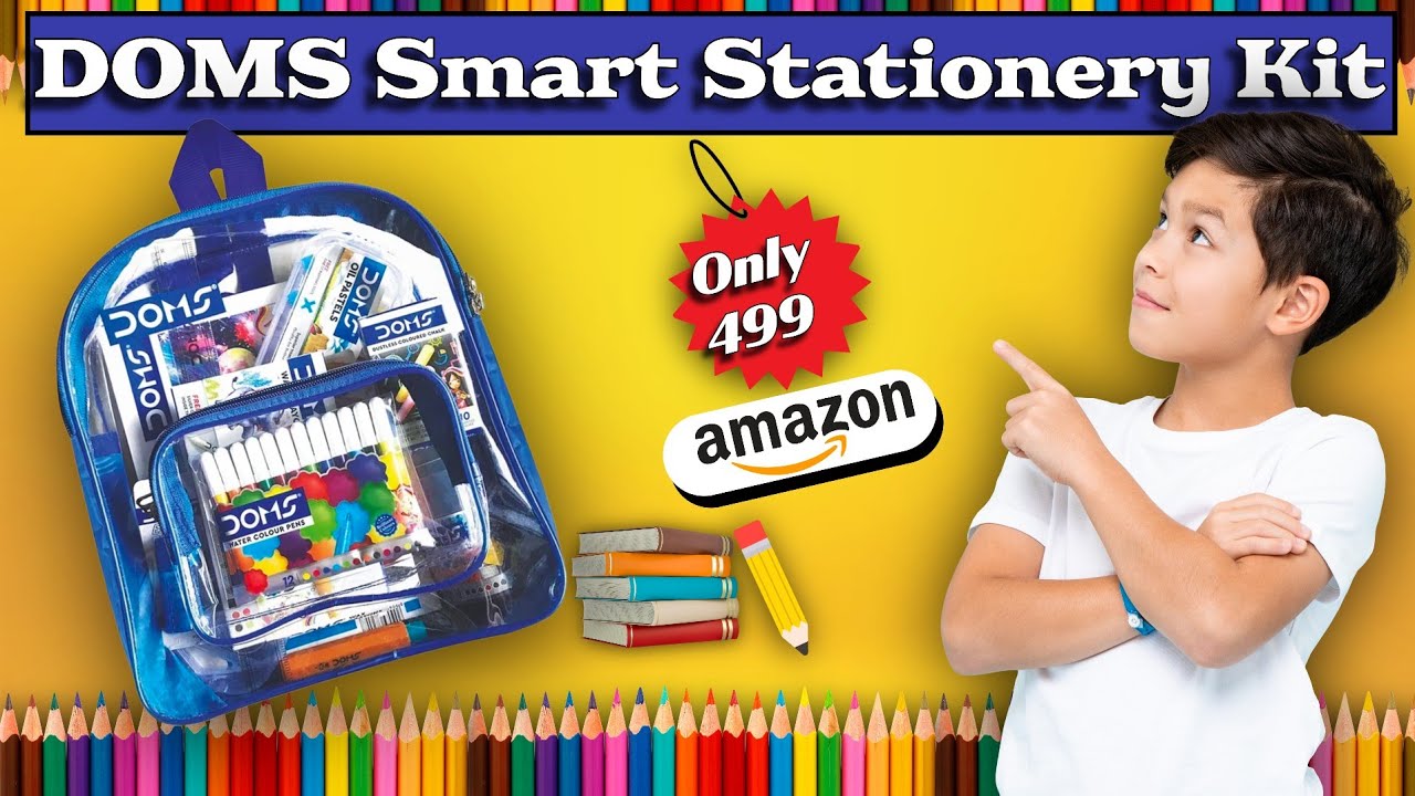 Doms pencil smart kit  📝 | Unboxing | One Big Colour | Art Kit | Student Stationery | 