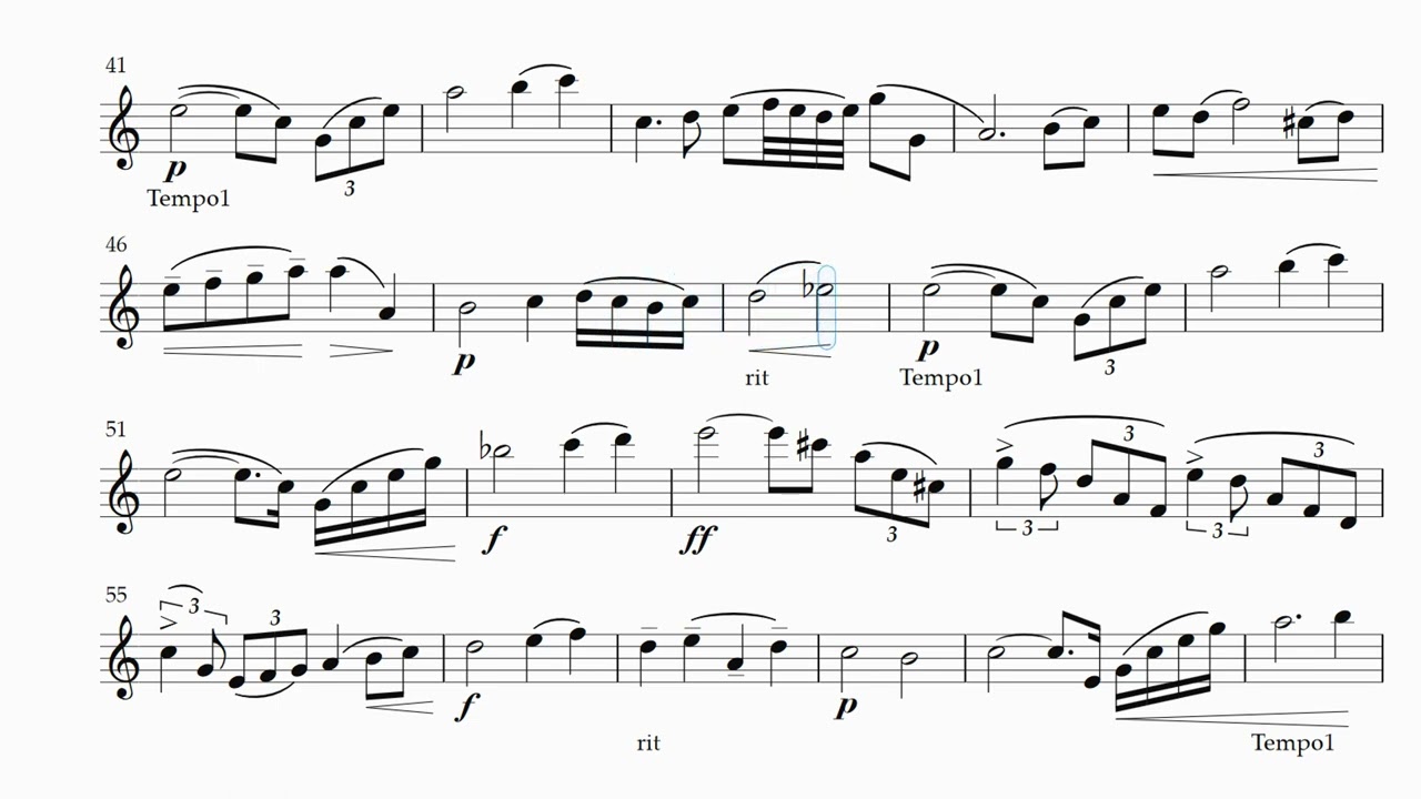 'Thais Meditation' Alto Saxophone Sheet Music(20231007)