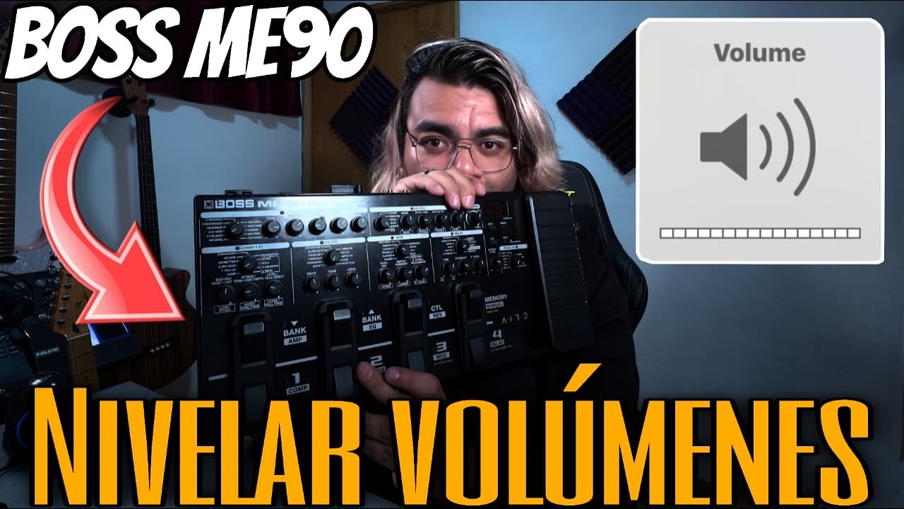 Así AJUSTO el volumen de TODOS mis PRESETS (sin perder tono) 🎸 -  Boss ME90