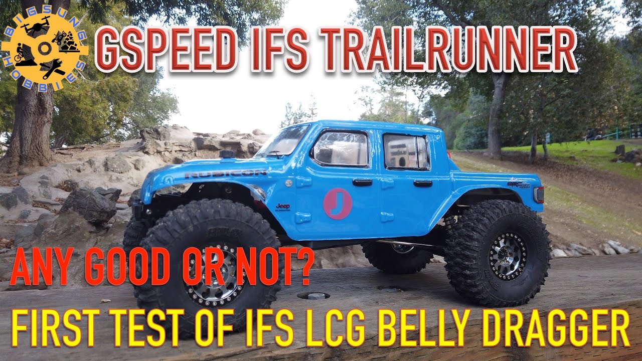 1/10 Scale RC: Jeep Gladiator (Element IFS Trailrunner) | Ep. 2 - First Test of IFS LCG Cheater