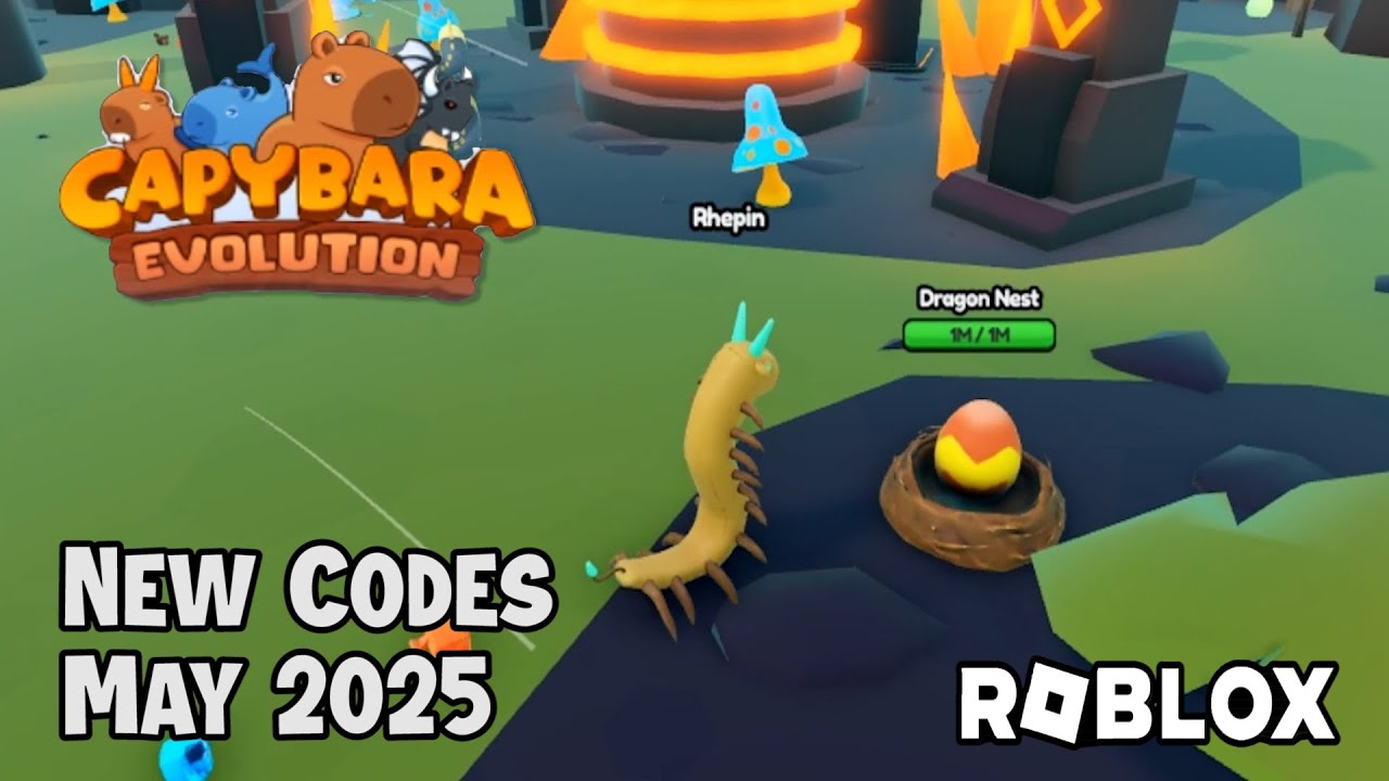 Roblox Capybara Evolution New Codes May 2025