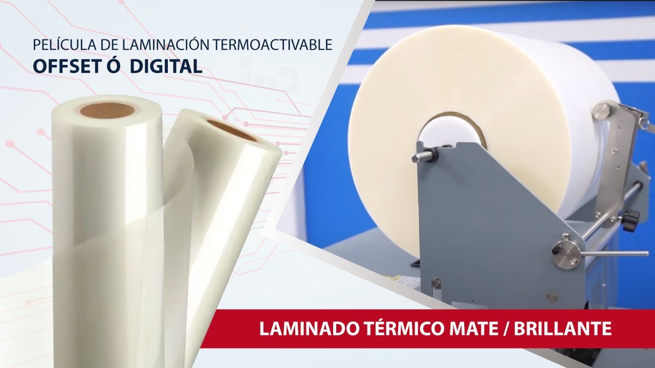 PELÍCULA DE LAMINACIÓN TERMOACTIVABLE I EM GRAPHICS I