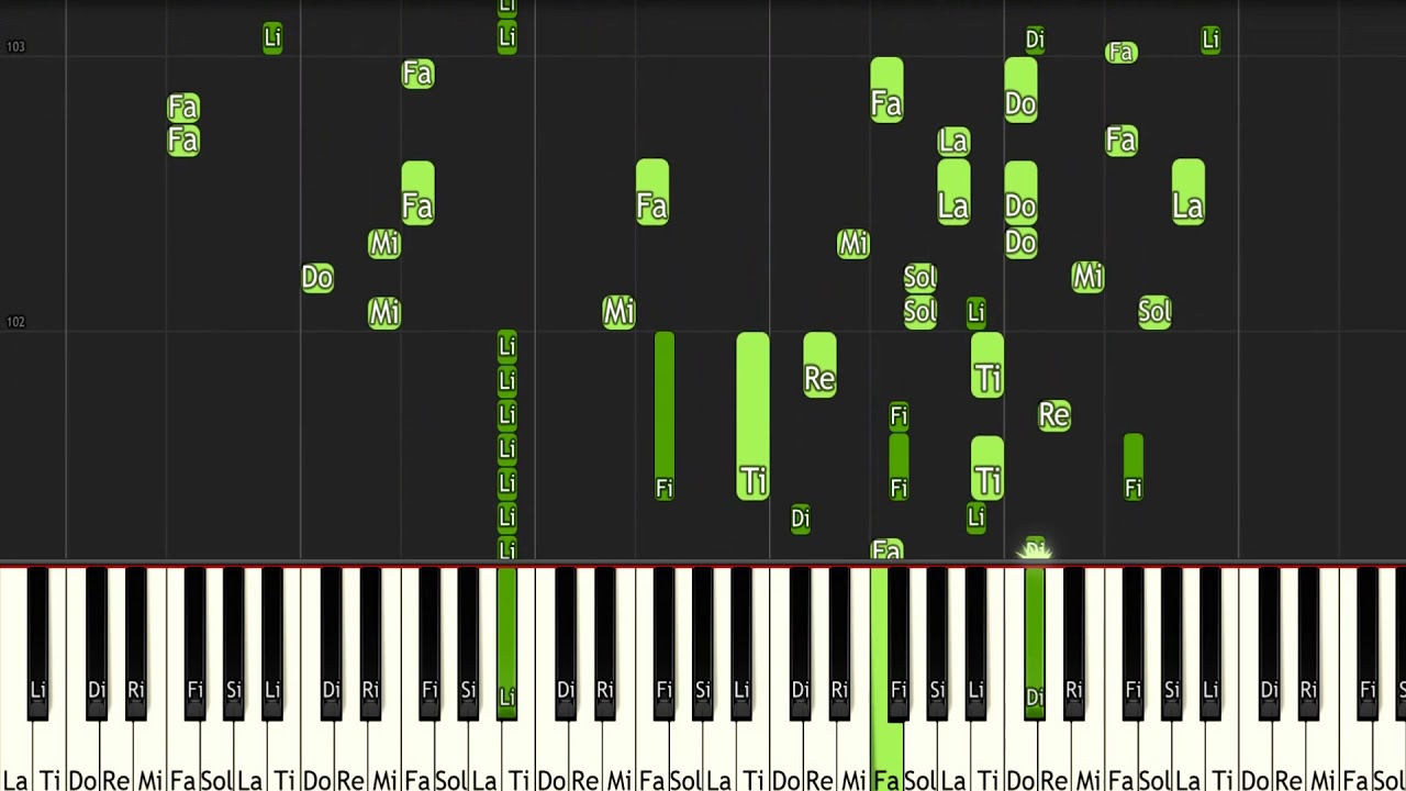 Xenoblade Chronicles   You Will Know Our Names - ピアノ（Synthesia）