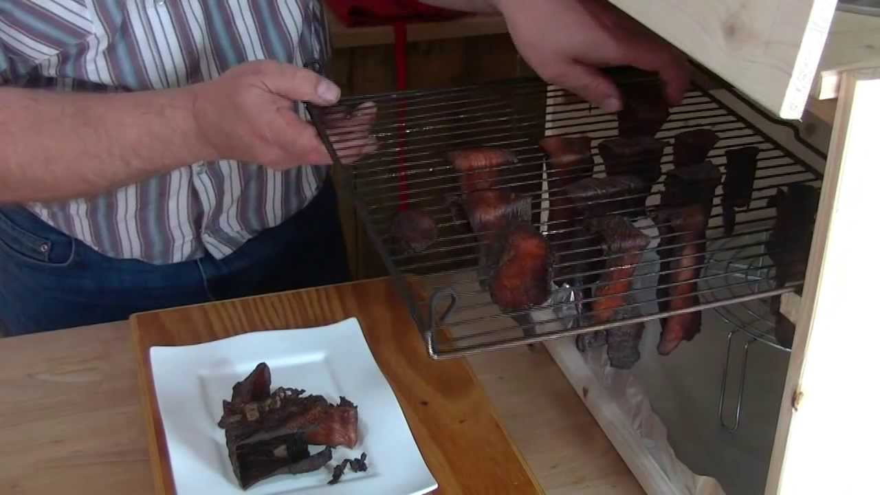 Turkey jerky German Turkey breast homemade Dehydrator how to recipe video littleGasthaus