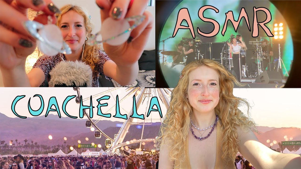 [ASMR] All About Coachella: What's in my Bag, Makeup, Outfits, Etc! *Whispered*