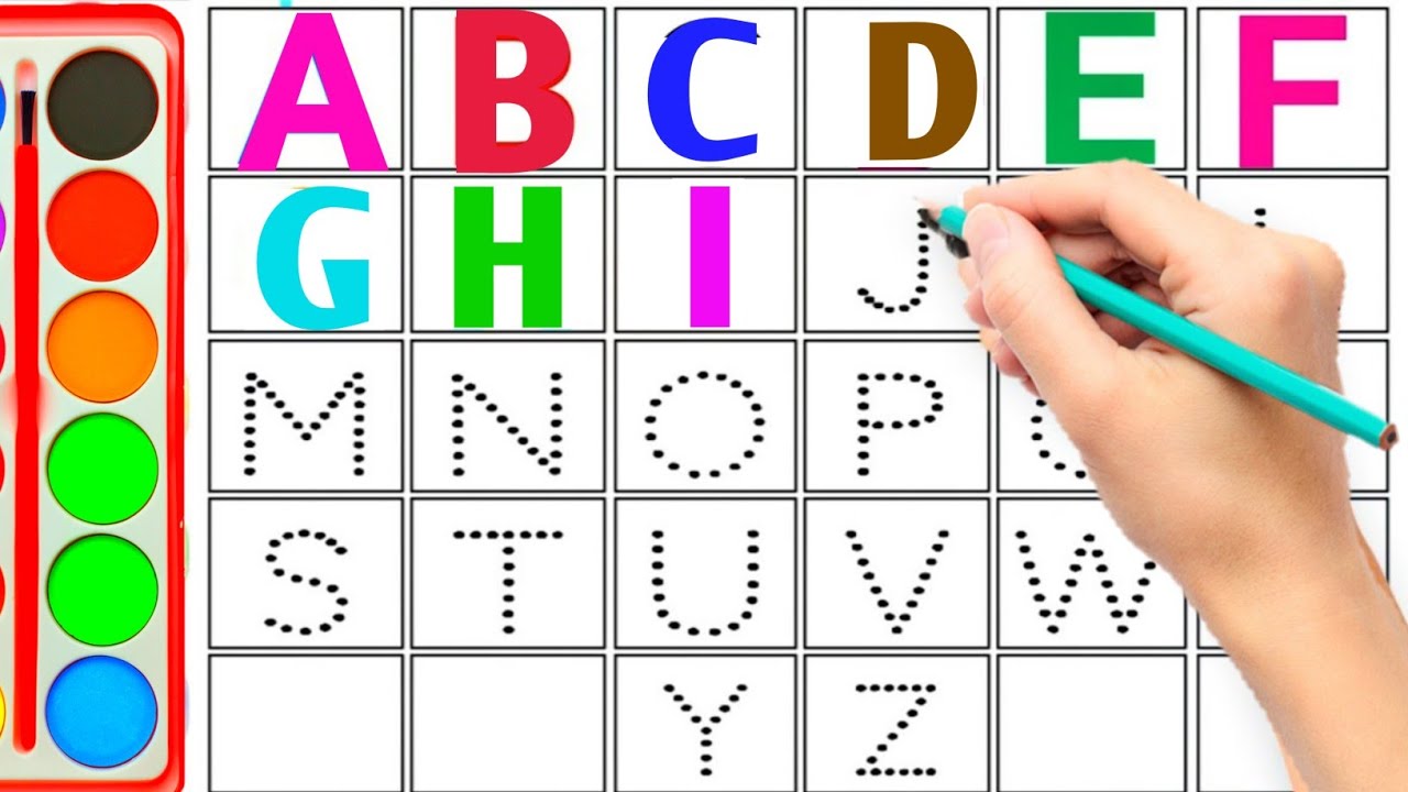 A for apple, abcd cartoon,  Abc phonics song, nursery rhymes
