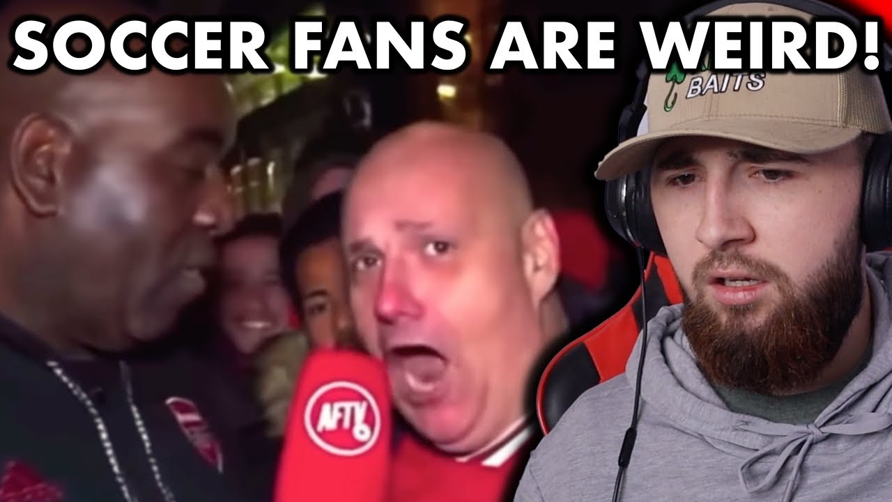 AMERICAN Reacts to Most ICONIC Football Fan Moments EVER!