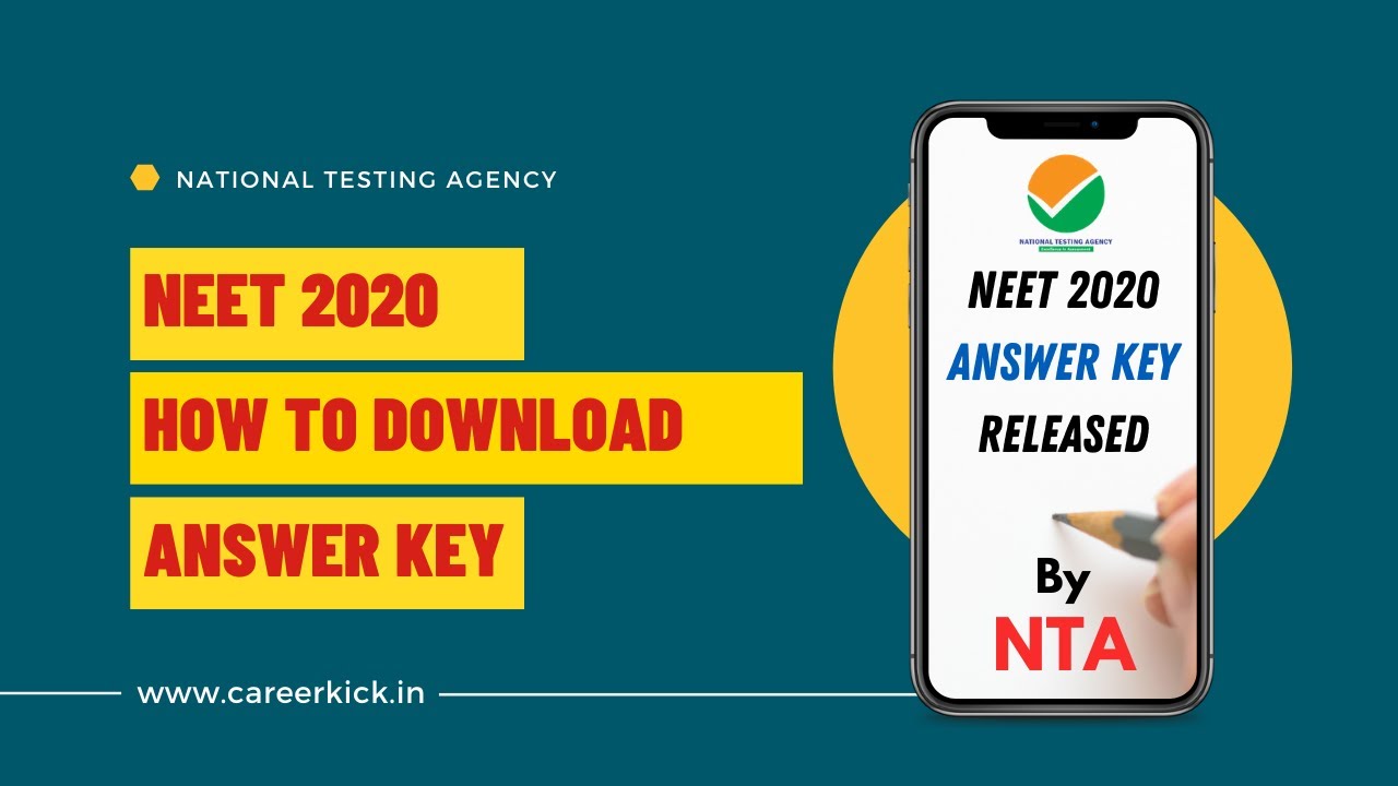 NEET 2020 Answer Key | NTA official Answer key | NEET 2020 latest news