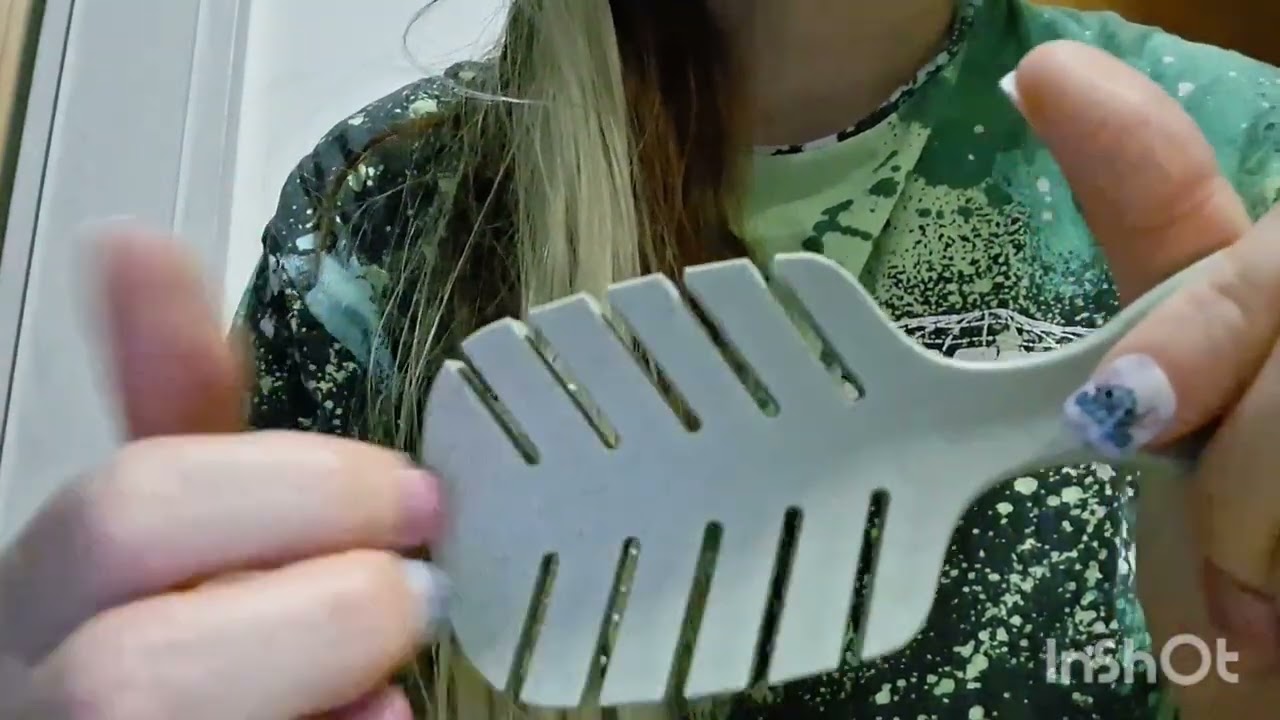 Asmr česljanje🪮mini krtače 