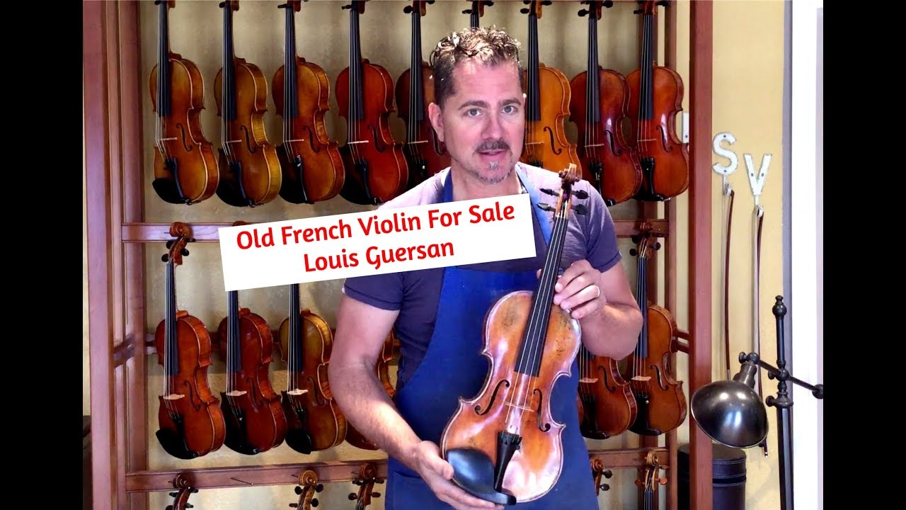 Old French Violin For Sale Louis Guersan