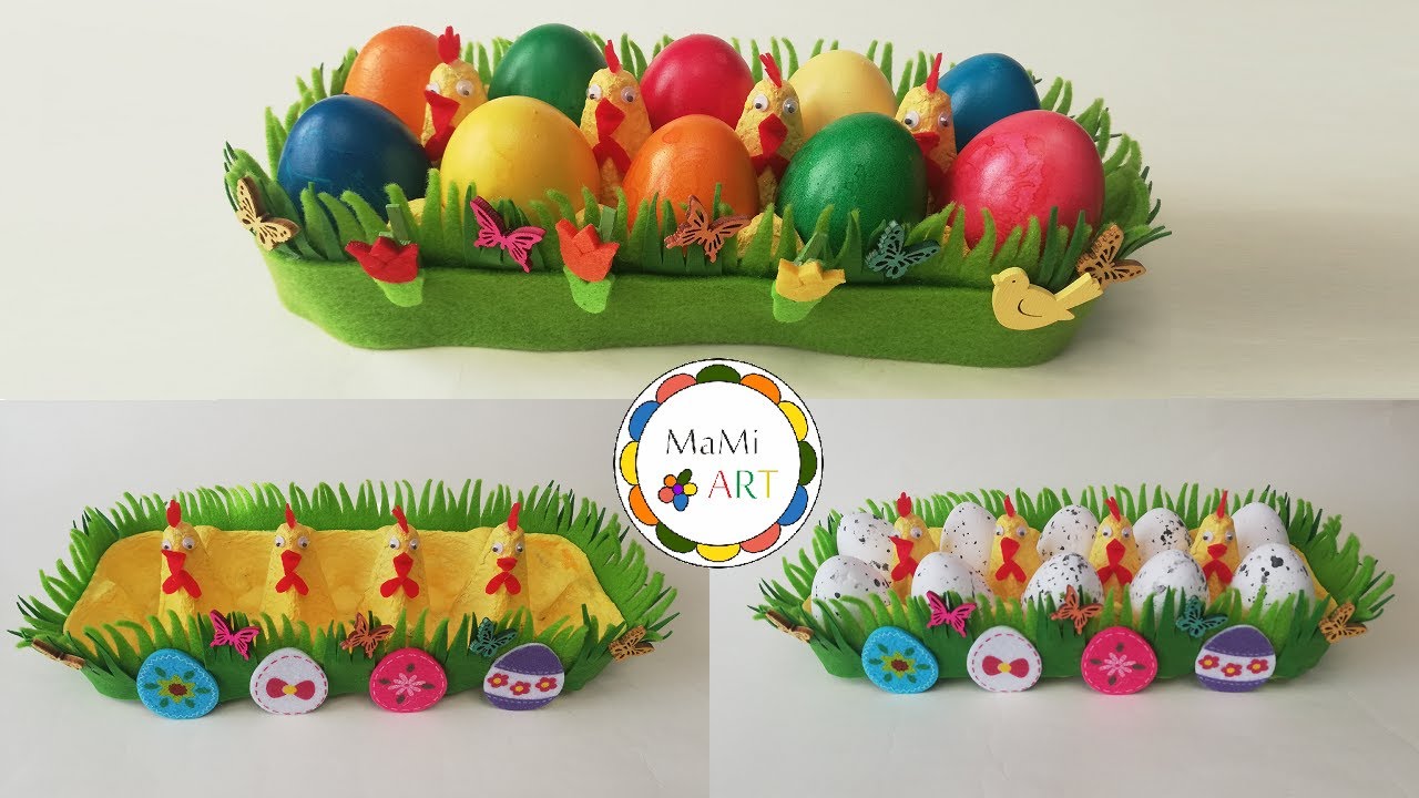 ZOBACZ CO MOŻESZ ZROBIĆ Z OPAKOWAŃ PO JAJKACH 🐤 🐣 🐥 Niesamowite! DIY 🐤 🐣   Easter craft idea