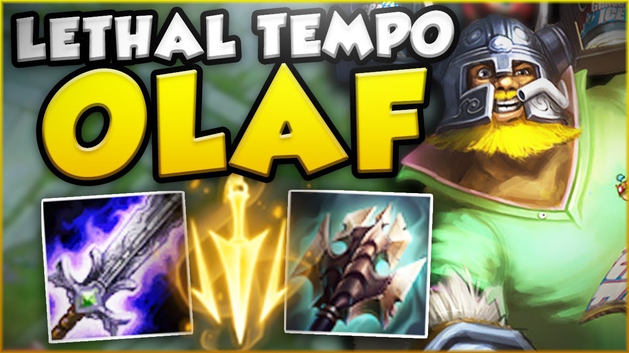 HOW STUPID IS THIS NEW LETHAL TEMPO OLAF?! NEW OLAF TOP SEASON 8 GAMEPLAY! - League of Legends