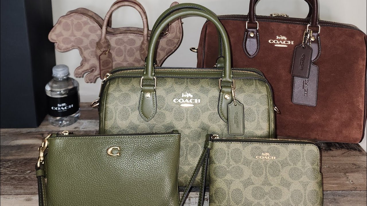 🎂 🥳 Birthday Haul Part 7 - Coach Olive Signature Canvas Rowan 