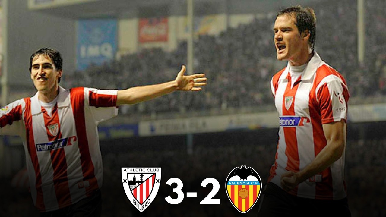 Athletic Club 3-2 Valencia | Liga 2008-2009 (Jose Iragorri) | Resumen - Highlights