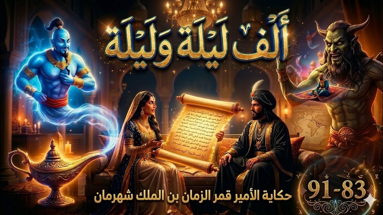 ألف ليلة وليلة 🏺 | حكاية كيشانة وأختيها نوجة وتوتة | الحلقة الكاملة من روائع الإذاعة المصرية