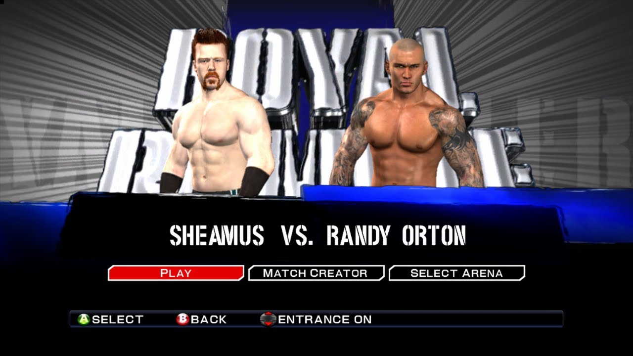 WWE SmackDown vs. RAW 2011 - Sheamus vs. Randy Orton