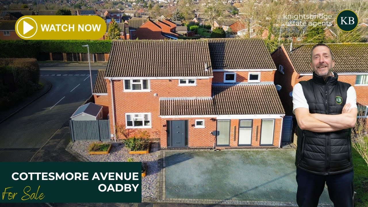 Stunning 4 Bedroom Detached Family Home | Exclusive Cul-de-Sac - Cottesmore Avenue, Oadby