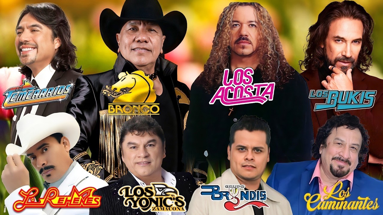 Gruperas 90s del Recuerdo - Bronco, Temerarios, Bukis, Acosta, Bryndis, Caminantes, Yonics y mas