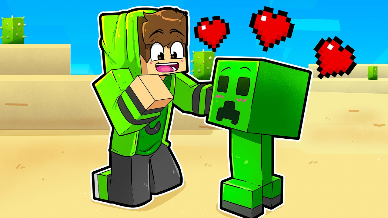 Я ЗАВЕЛА КРИПЕРА в Minecraft