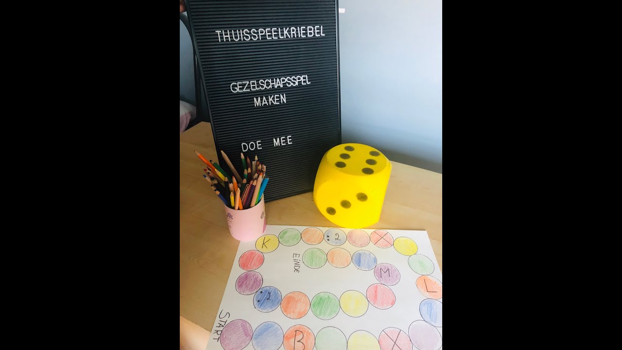 🦉 Thuisspeelkriebels / Gezelschapsspel maken!