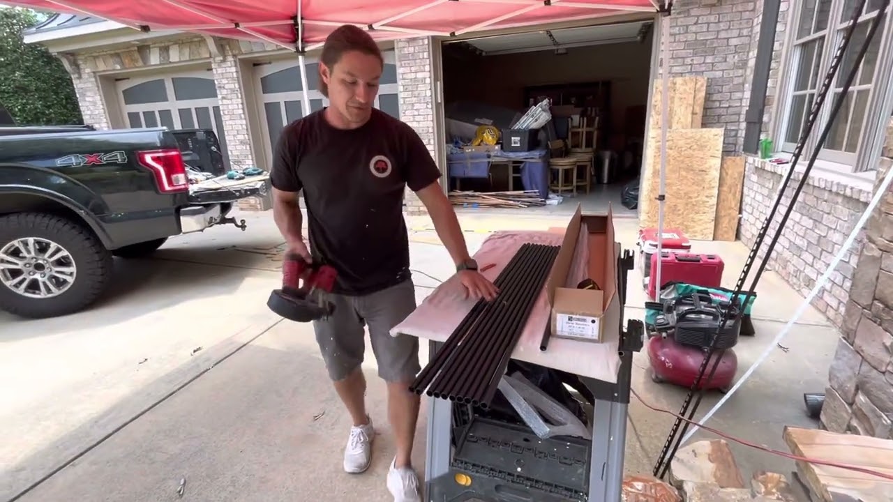 Cutting Iron Balusters