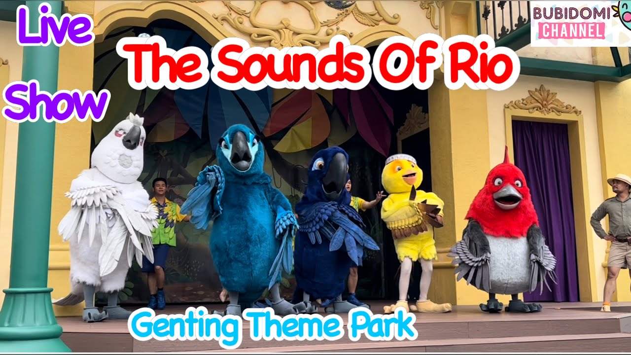 4K | Live Show The Sounds Of Rio | Meet And Greet | Genting Skyworlds Theme Park