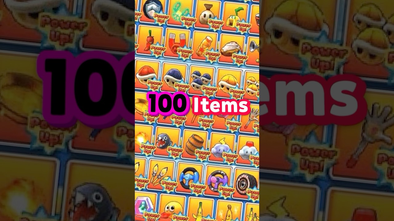 Игра Mario Kart со 100 предметами