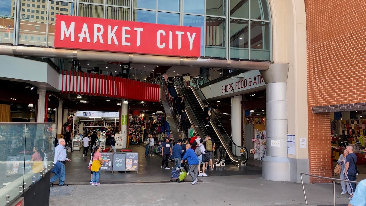 🇦🇺 Sydney City Walk: from Central Station to Market City, Haymarket / Central Station renovation