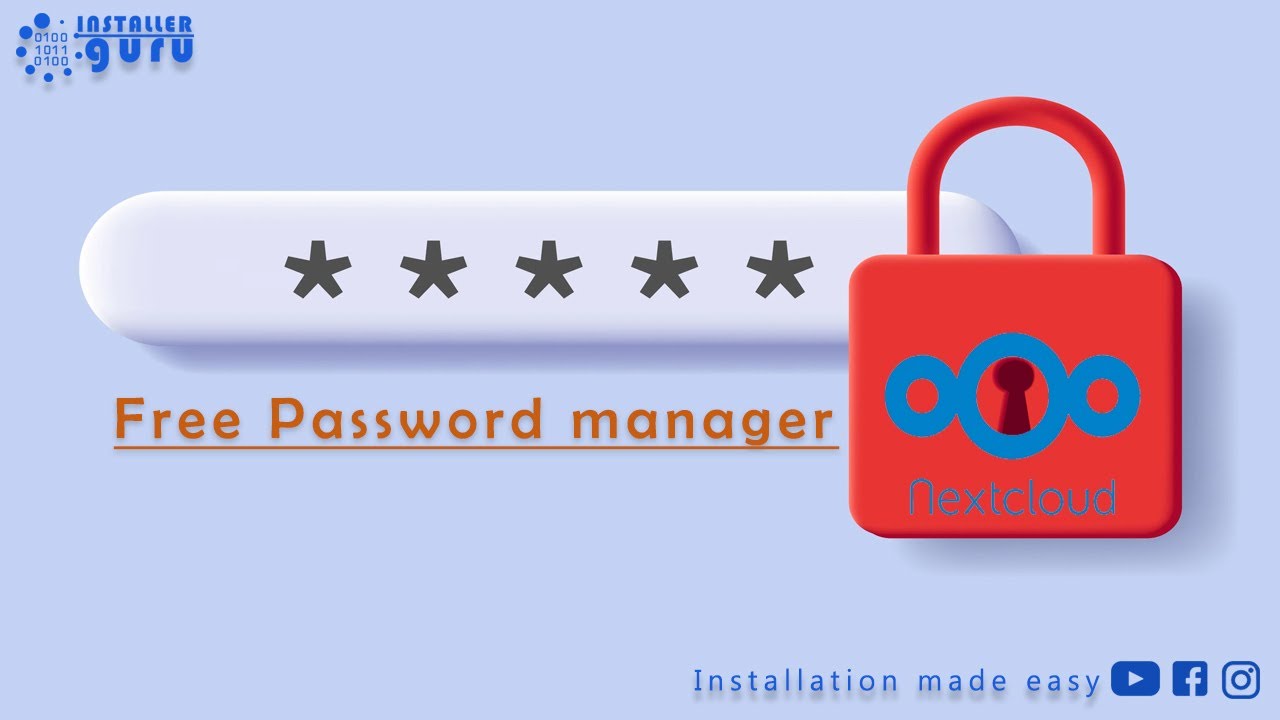 Как настроить менеджер паролей в Nextcloud #nextcloud #passwordmanager #security #installerguru